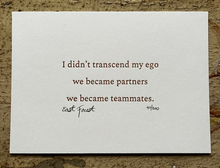 Load image into Gallery viewer, Signed + Numbered Letterpress Print!