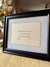 Load image into Gallery viewer, Signed + Numbered Letterpress Print!